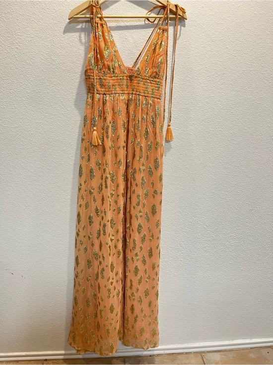 Altar'd State Dresses & Skirts - Altar'd State Pink Jumpsuit with Gold Foil Accents